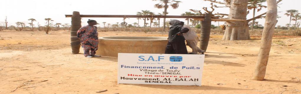SAF Financement de Puits dans le village Touly, Thiès SENEGAL